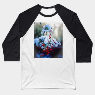 Red Berries Baseball T-Shirt